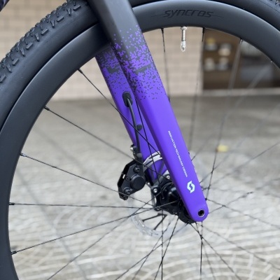 BICICLETA SCOTT ADDICT GRAVEL 20 - CARBON BLACK/INDIGO PURPLE