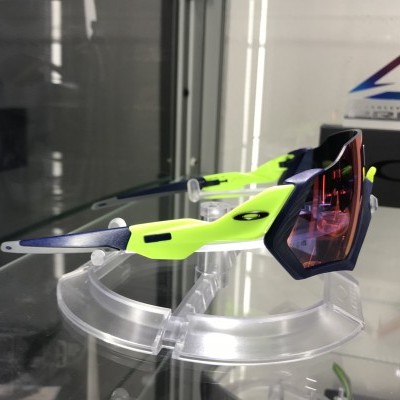 Óculos Oakley Flight Jacket Polishe - Green Neon - Prizm Road