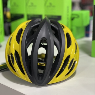 Capacete Mavic Cosmic Ultimate Preto/Amarelo
