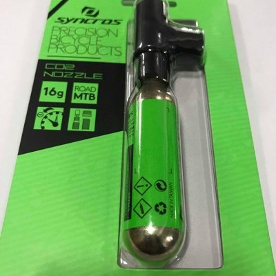 CO2 NOZZLE + 16G THREADED CARTRIDGES