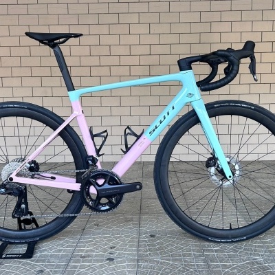 BICICLETA SCOTT ADDICT RC 10 - GELATO BLUE/GELATO PINK