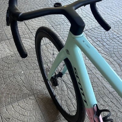 BICICLETA SCOTT ADDICT RC 10 - GELATO BLUE/GELATO PINK