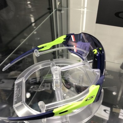 Óculos Oakley Flight Jacket Polishe - Green Neon - Prizm Road