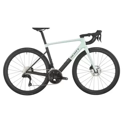 BICICLETA ESTRADA SCOTT ADDICT RC 30 - FROZEN GREEN/CARBON BLACK