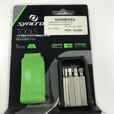 KIT FERRAMENTA PORTÁTIL SYNCROS MATCHBOX 9