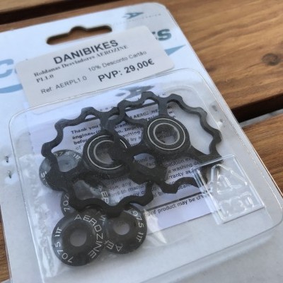 Roldanas desviador Aerozine PL1.0 - Preto