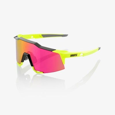 OCULOS 100% SPEEDCRAFT BLACK/FLUO YELLOW