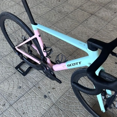 BICICLETA SCOTT ADDICT RC 10 - GELATO BLUE/GELATO PINK