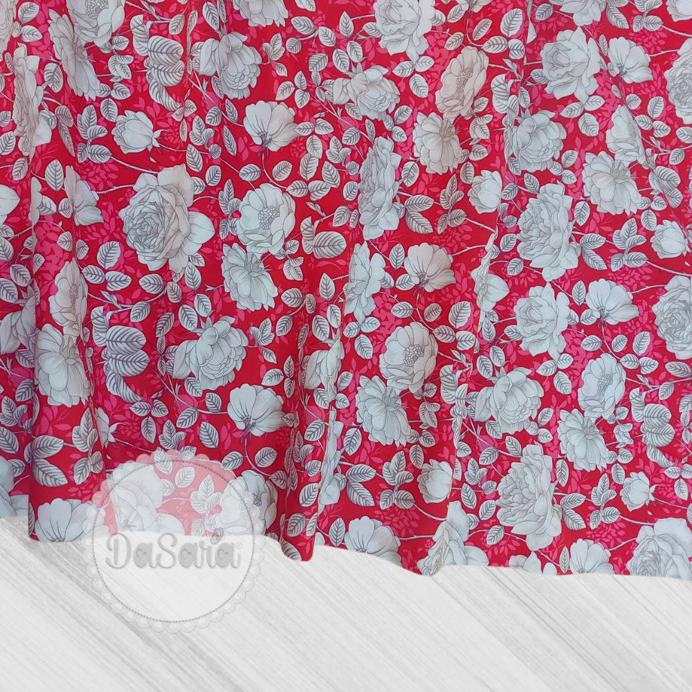 Floral Printed - Red Floral Printed - Red