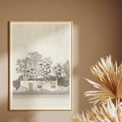 Alçado de uma ruína