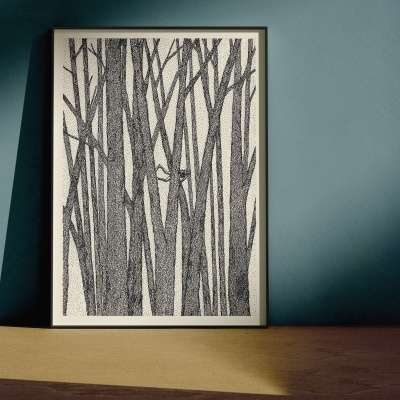 Mergulho na floresta