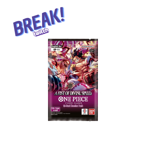 Booster A Fist Of Divine Speed OP-11 One Piece Break!