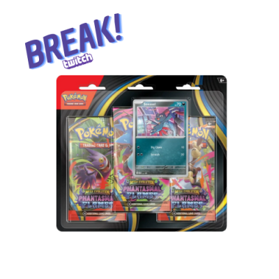 Pacote de cartas Pokémon Phantasmal Fluorescence com carta Sneasel holográfica