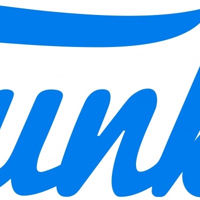 Logótipo azul da Funko com coroa