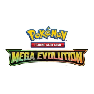 Logótipo do jogo de cartas Pokémon Mega Evolution