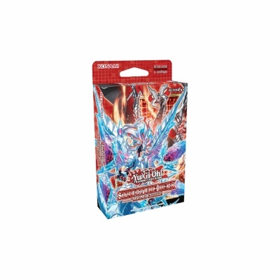 Caixa de booster Yu-Gi-Oh! SDL 1.5 SHINING HORIZON com ilustração de dragão