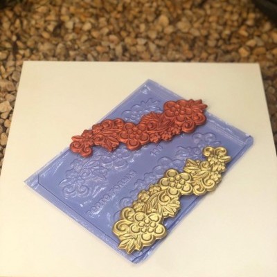 Molde arabesco floral