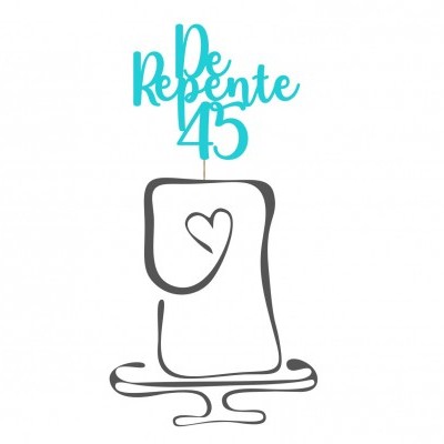 Topo de bolo "de repente..."