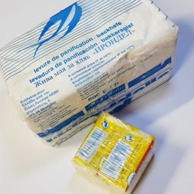 Fermento de padeiro fresco