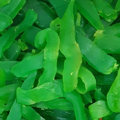 Abóbora cristalizada verde