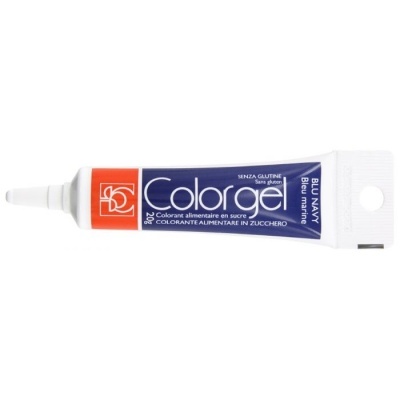Tubo de corante alimentare Color Gel azul marinho