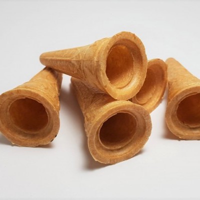Mini cones de  bolacha