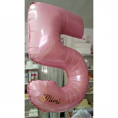 Balão número com enchimento