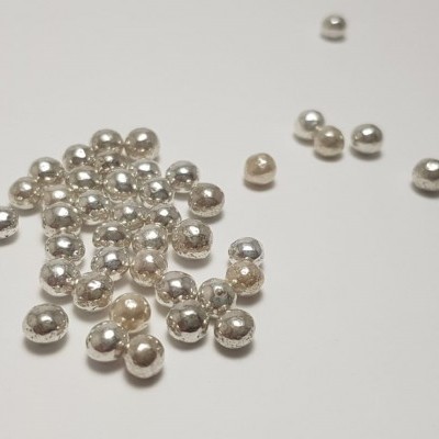Pérolas em açúcar metalizadas