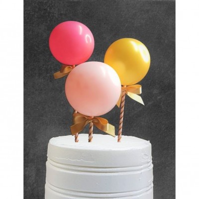 Topo de bolo 3 balões