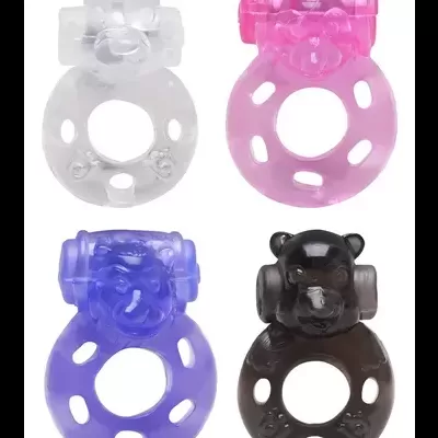 🧸 Anel Massageador em Silicone – Diversas Cores🌈 Anel Estimulante Corporal – Efeito Suave