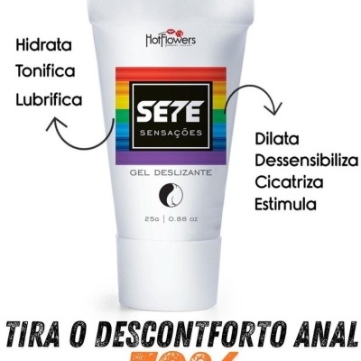🌈 Sete Sensações – Gel Lubrificante Íntimo (25g)