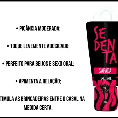 🔥Sedenta Safada – Gel Excitante Feminino (18g)