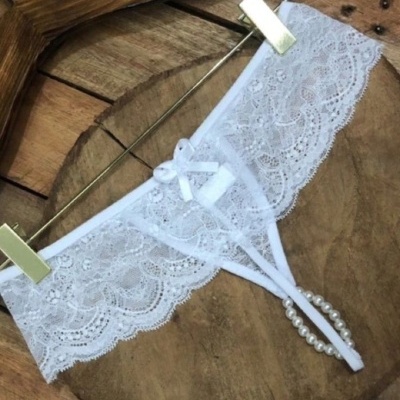 🌹 Calcinha Tailandesa com Pérolas