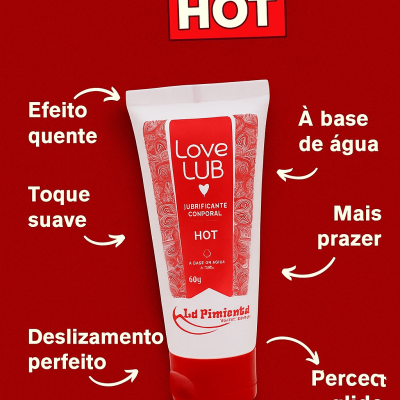 ❤️‍🔥 Love Lub Hot – Lubrificante Corporal (60g)