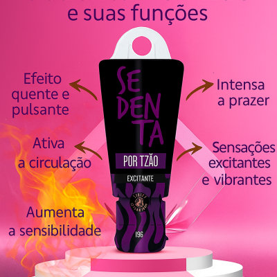 🔥Sedenta por Tzão – Gel Excitante Feminino (18g)