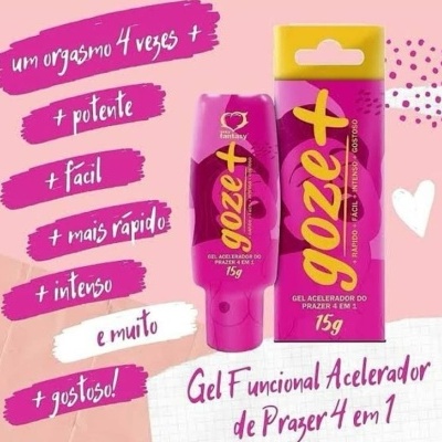 🔥 Gel Acelerador do Prazer Goze+ – Sexy Fantasy (15g)