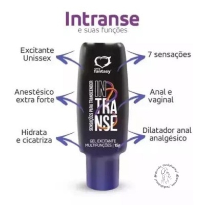 🔥 Gel Excitante Multifuncional In Transe – Sexy Fantasy (15g)