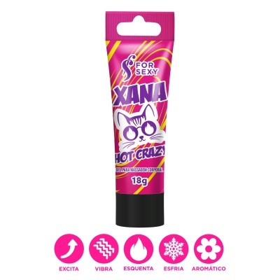 💗 Xana Hot Crazy – Gel Excitante Feminino (18g)