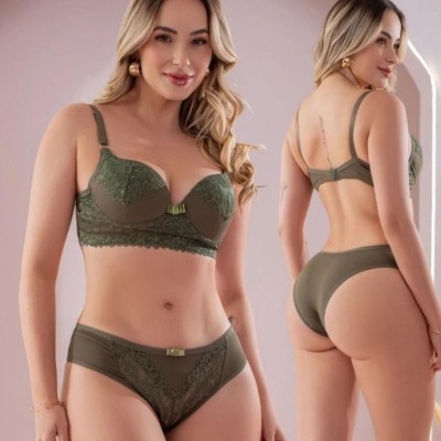 ✨ Conjunto de Lingerie com Renda Premium ✨