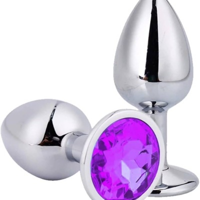 🔥Plug de Metal com Pedra 💎 ✨