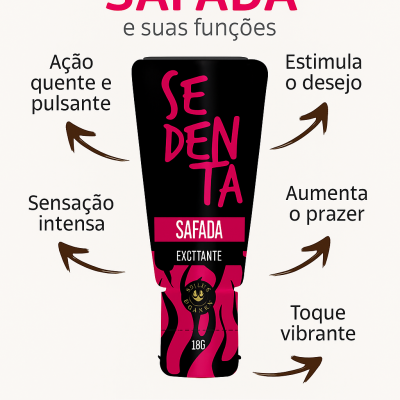 🔥Sedenta Safada – Gel Excitante Feminino (18g)