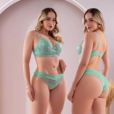 ✨ Conjunto de Lingerie com Renda Premium ✨