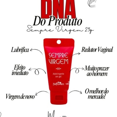 ❤️ Sempre Virgem – Gel Adstringente Feminino