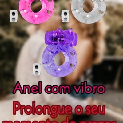🧸 Anel Massageador em Silicone – Diversas Cores🌈 Anel Estimulante Corporal – Efeito Suave