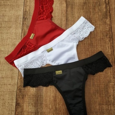 Calcinha com renda lateral – Conforto e sensualidade