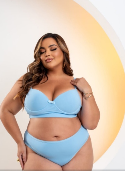 Conjunto plus size liso