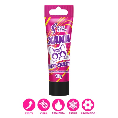 💗 Xana Hot Crazy – Gel Excitante Feminino (18g)
