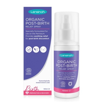 Spray Orgânico Alívio Pós-Parto Lansinoh Organic Postpartum Relief Spray - 100ml