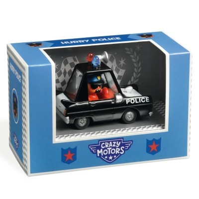 Miniatura carro Djeco Crazy Motors Hurry Police