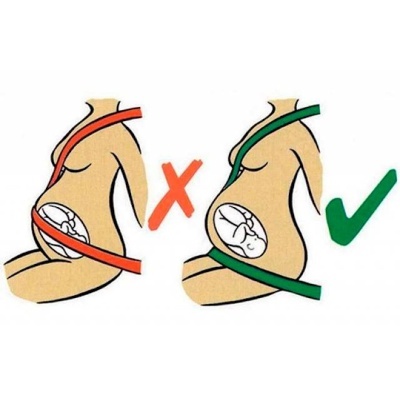 Protetor cinto automóvel para grávidas Immiebear Pregnant Set Belt Pad